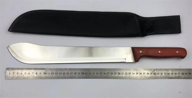 fixed blade Knife with wood handle 95075