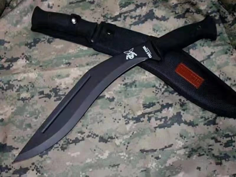 skull khukuri knife 95079