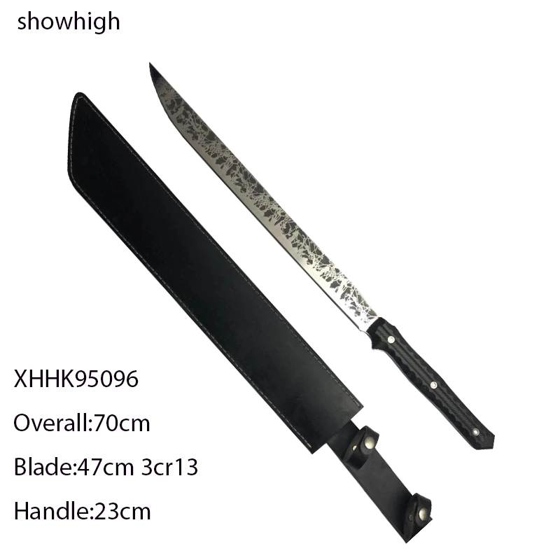 70cm long stainless steel knife sword  95096