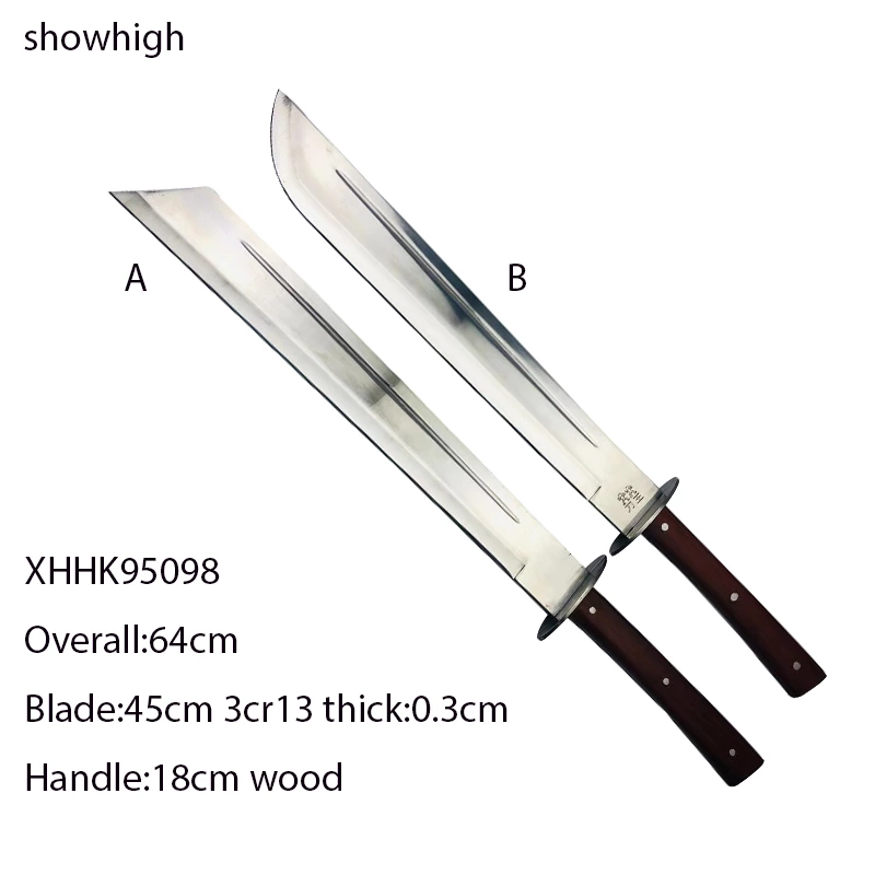 long knife with wood handle 95098