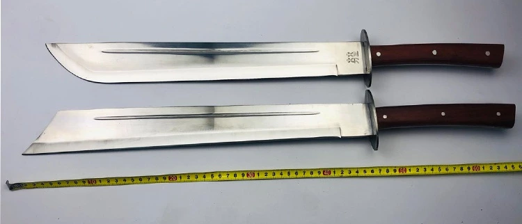 long knife with wood handle 95098