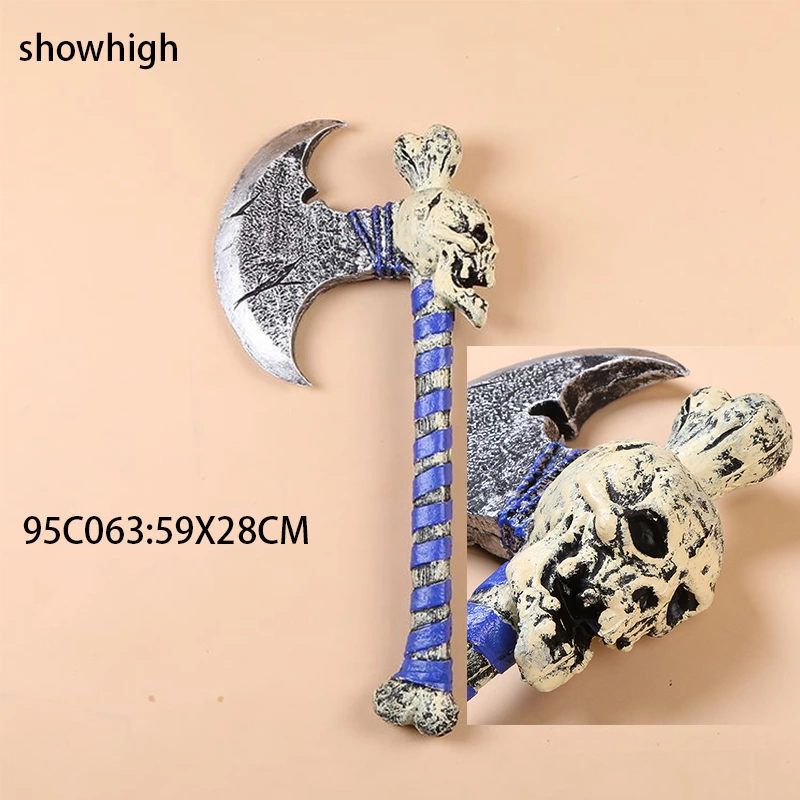 pu foam skull axe  95C063