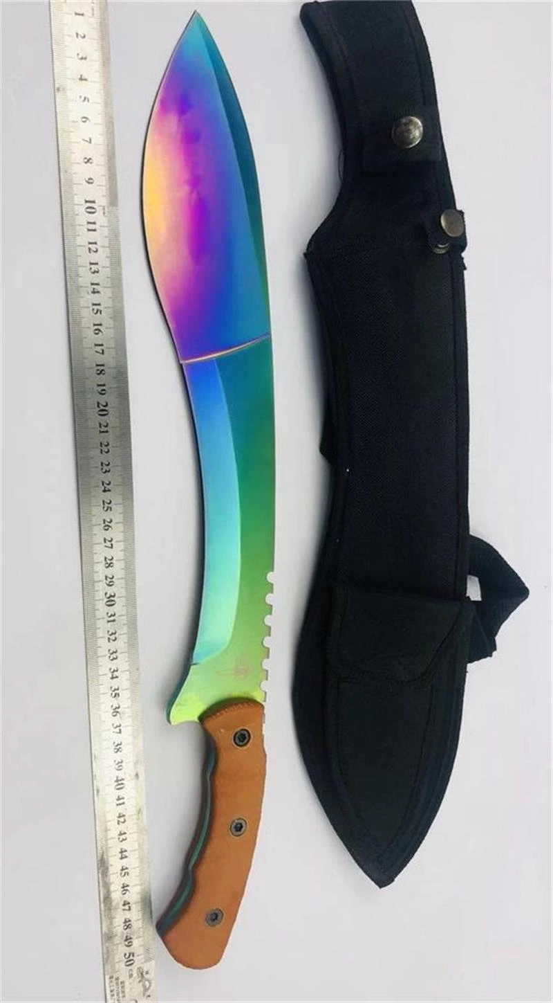 khukuri knife with wood handle 95044