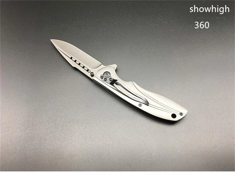 folding knife with metal handle 360
