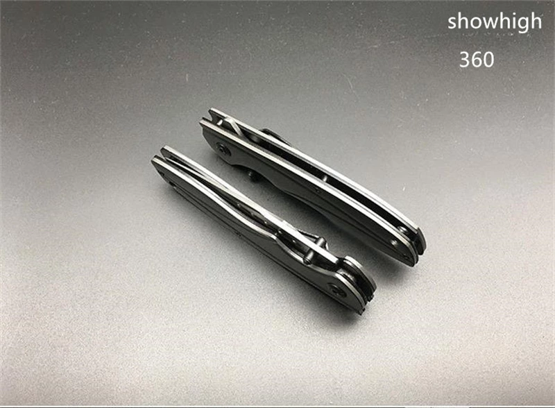 folding knife with metal handle 360