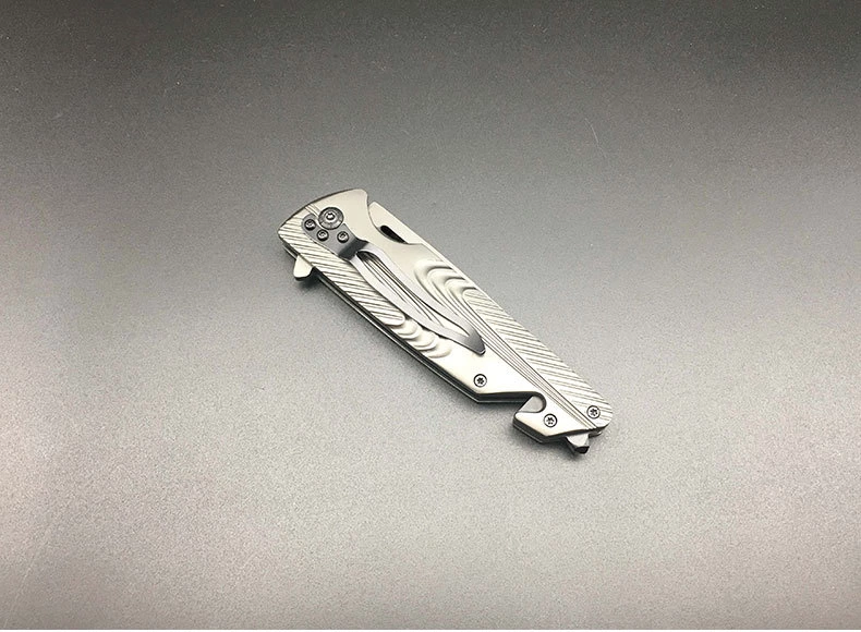 folding knife with metal handle 367