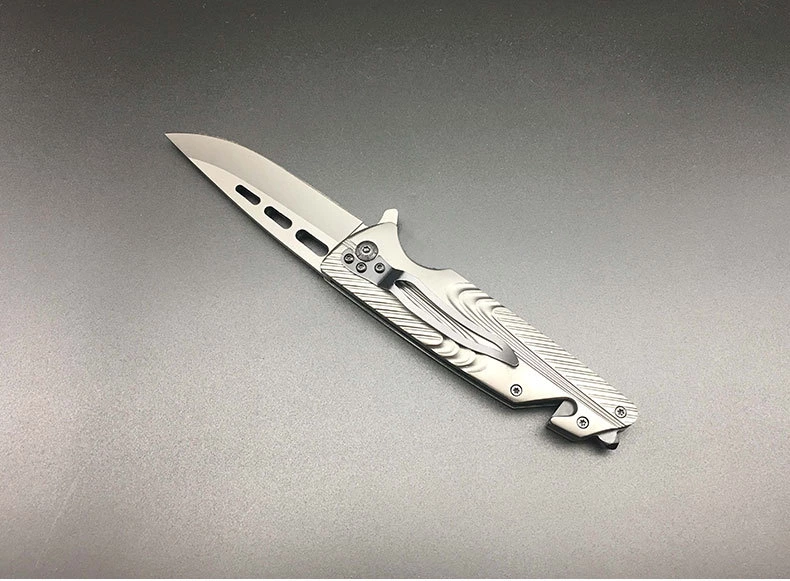 folding knife with metal handle 367