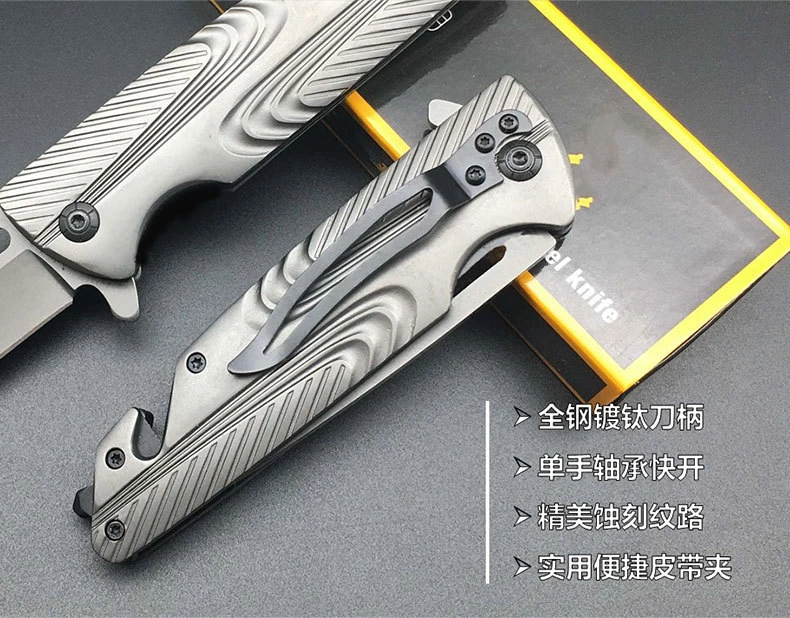 folding knife with metal handle 367