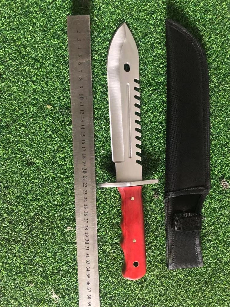 multifunctional knife with wood handle 95024