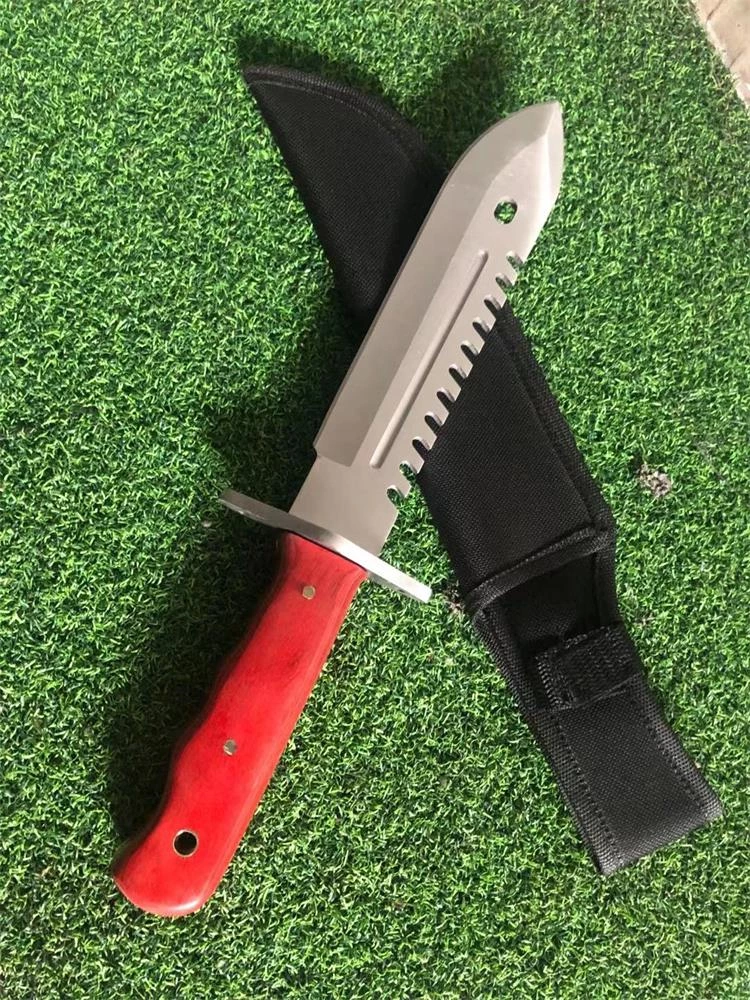 multifunctional knife with wood handle 95024