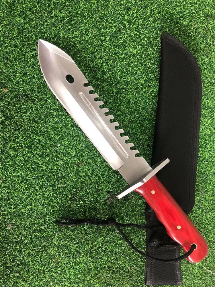 multifunctional knife with wood handle 95024
