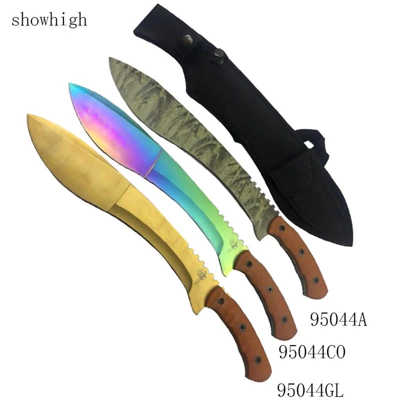 khukuri knife with wood handle 95044
