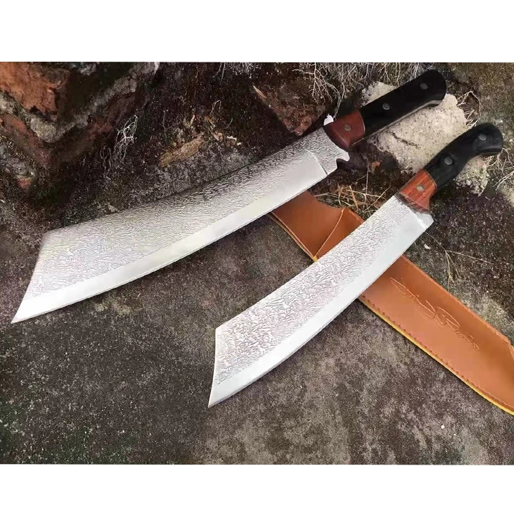 hacking knife with wood handle 95069