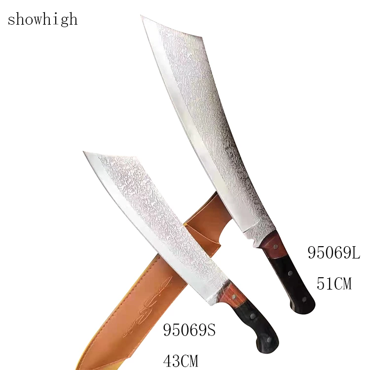 hacking knife with wood handle 95069