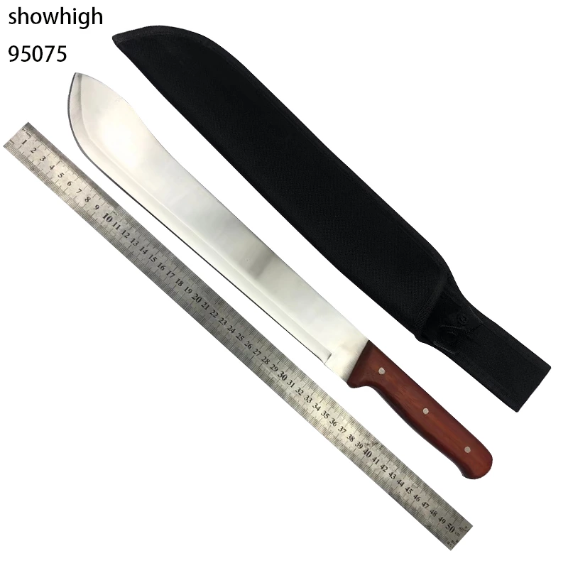 fixed blade Knife with wood handle 95075