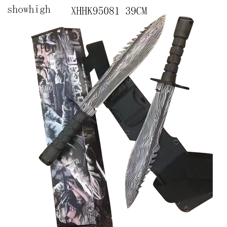 stainless steel multifunctional knife with rubber handle 95081