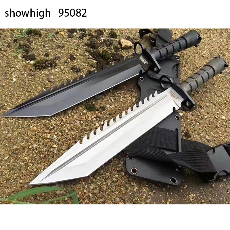 multi functional serrated hunting knife  95082