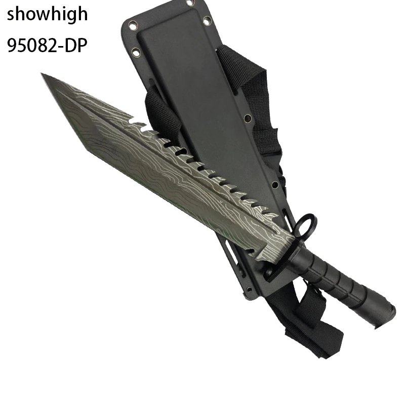 multi functional serrated hunting knife  95082