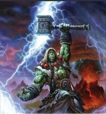 world of warcraft thrall hammer 955098