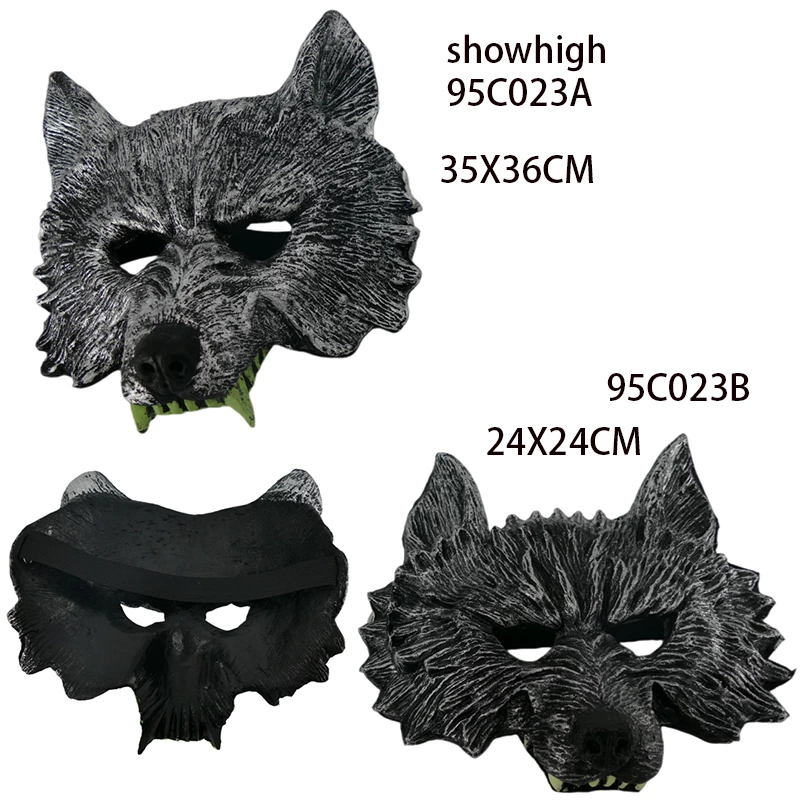 pu foam wolf mask 95C023