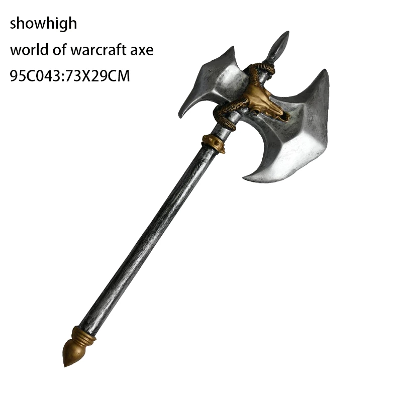 pu foam world of warcraft axe toy 95C043