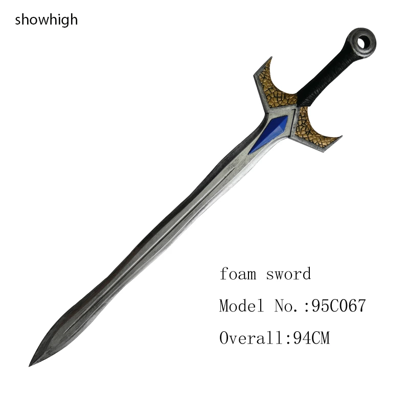 pu foam blue diamond sword toy 95C067