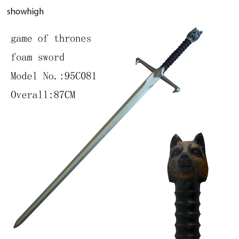 pu foam game of thrones Jon snow sword 95C081