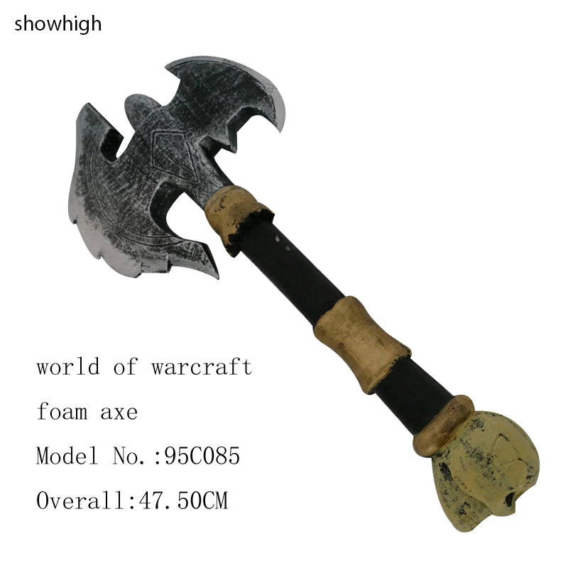 pu foam world of warcraft axe toy 95C085