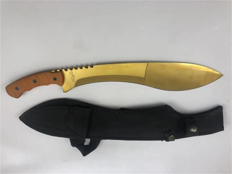khukuri knife with wood handle 95044
