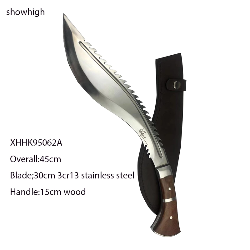 khukuri knife with serrated back 95062