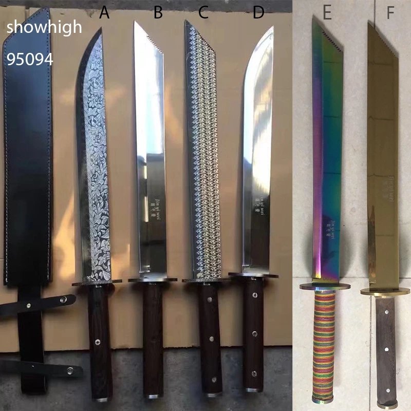 72cm stainless steel knife with wood handle 95094