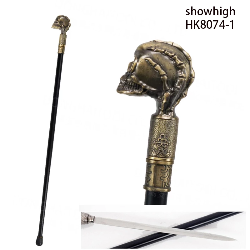 skull walking cane sword HK8074