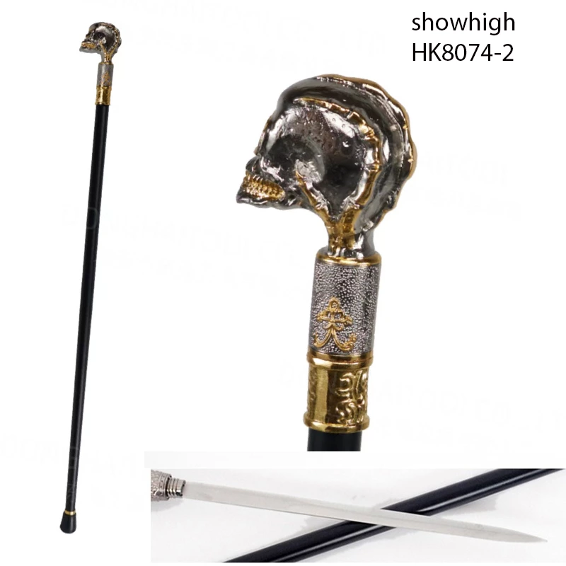 skull walking cane sword HK8074