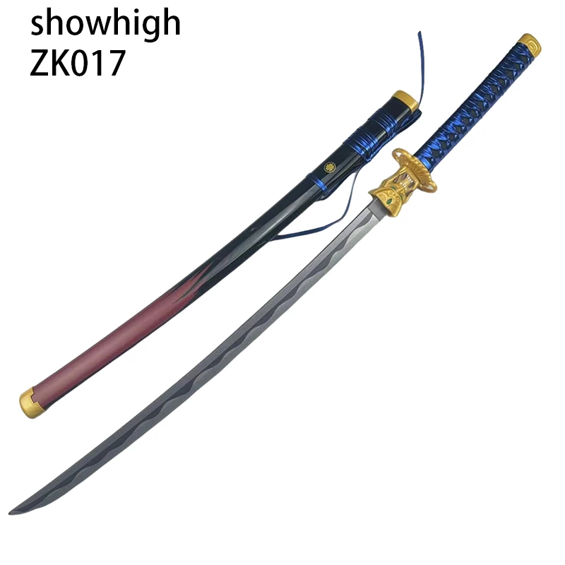 anime stainless steel flexible nylon LED bamboo katana sword ZK017
