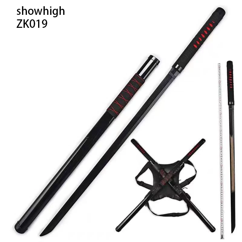 Naruto kakashi stainless steel flexbile nylon LED bamboo sword ZK019