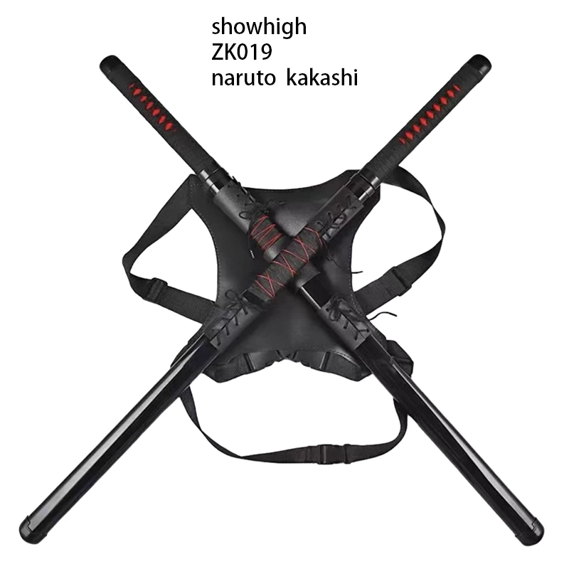 Naruto kakashi stainless steel flexbile nylon LED bamboo sword ZK019