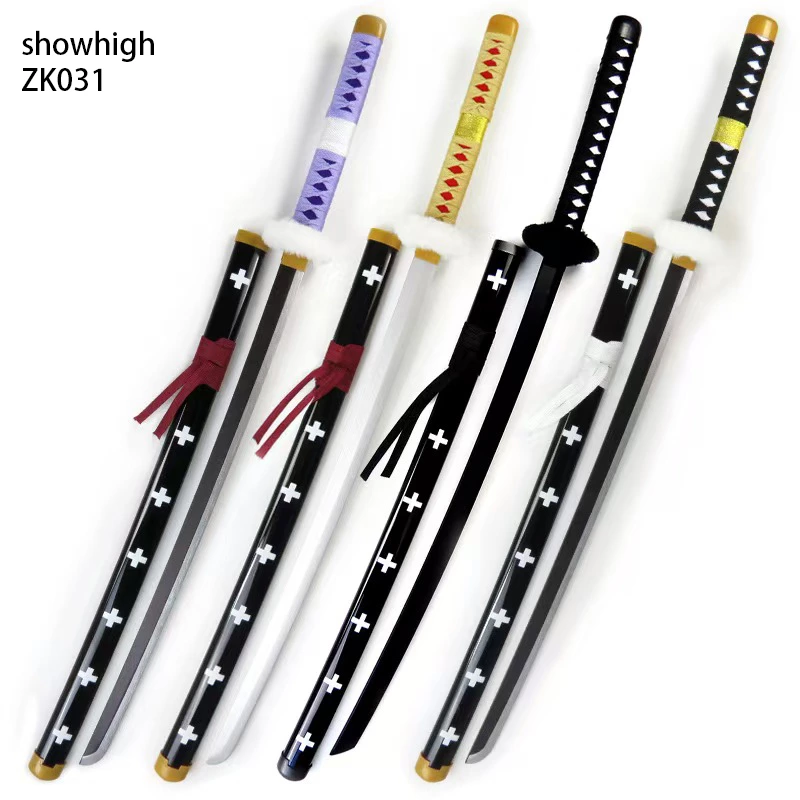 One Piece Roronoa Zoro trafalgarlaw	stainless steel flexbile nylon led bamboo sword ZK031